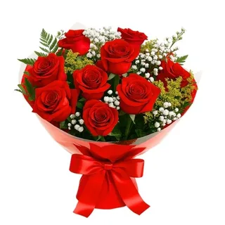 Buquê de 10 Rosas Colombiana