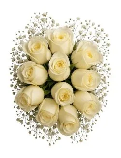 Buquê de Rosas Brancas