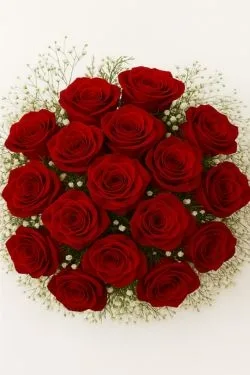 Buquê Tradicional com 17 Rosas
