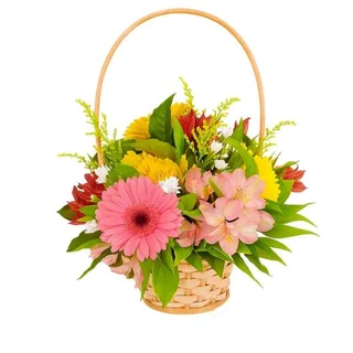 Cesta de Flores do Campo