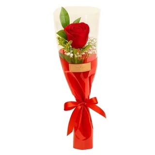 Rosa Solitária Vermelha