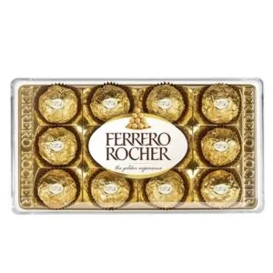 Caixa de Bombons Ferrero Rocher com 12 Unidades 150g