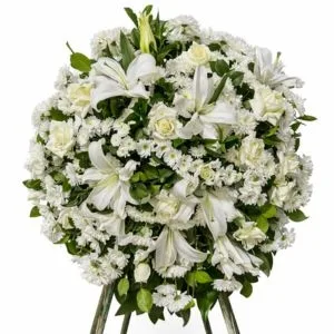 Coroa de Flores Branca