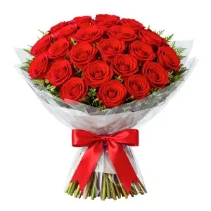 Buquê de 30 Rosas Vermelhas