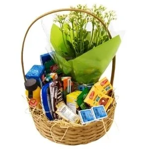 Cesta Bom Dia com Flores