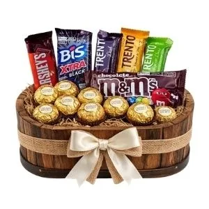 Cesta Delícias de Chocolate