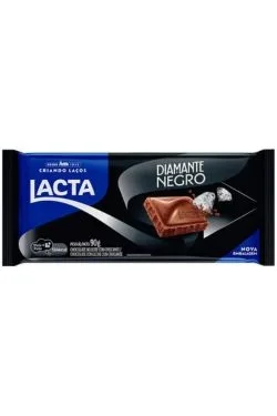 Barra Lacta Diamante Negro 90g