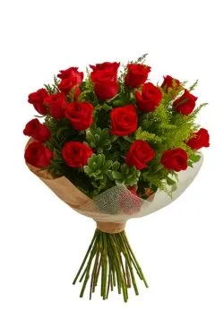 Buquê de 18 Botões de Rosas