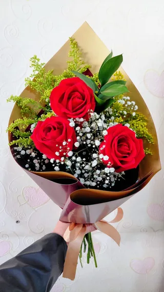 Buquê 3 Rosas