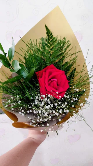 Buquê 1 Rosa