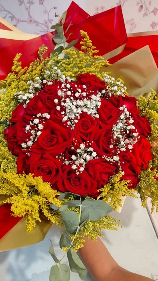 Buquê 36 Rosas