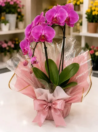 ORQUÍDEA DECORADA