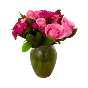 Arranjo de Flores Rosada