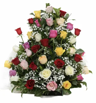 Arranjo Rosas Coloridas