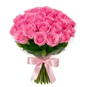 Bouquet com 24 Rosas Rosada