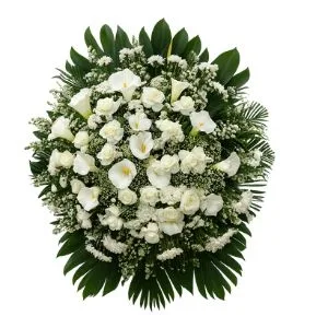 Coroa de Flores Branca