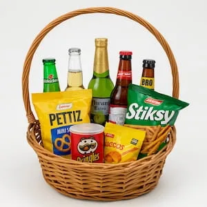 Cesta com Cervejas Variadas